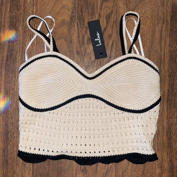 LULUS crochet top - NWT medium - Picture 4 of 8